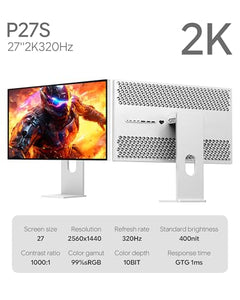 27-Inch 2K 320Hz IPS Gaming Monitor