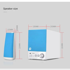Multimedia Active Subwoofer Stereo Home Laptop HiFi Speaker Desktop