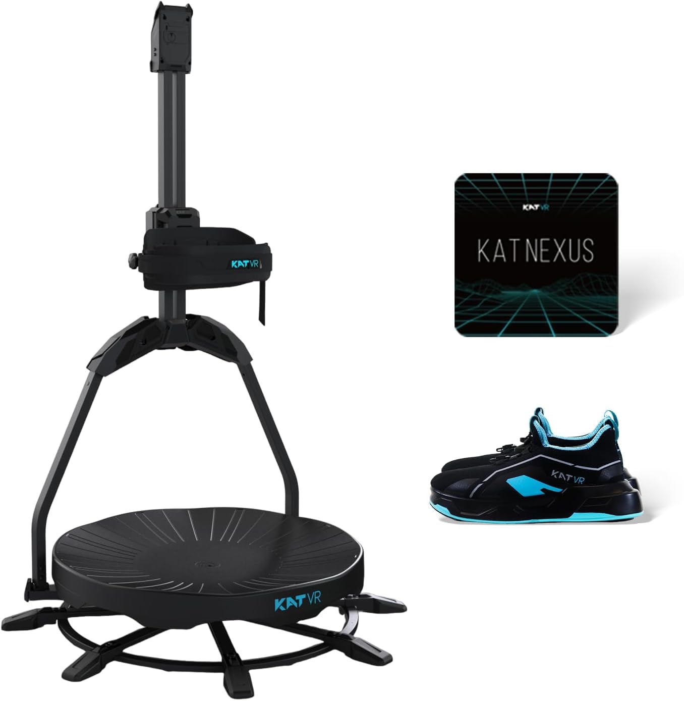 360° VR Omnidirectional Treadmill for Gaming & Fitness