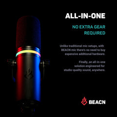 Professional USB Microphone for Gaming, Streaming & Podcasting