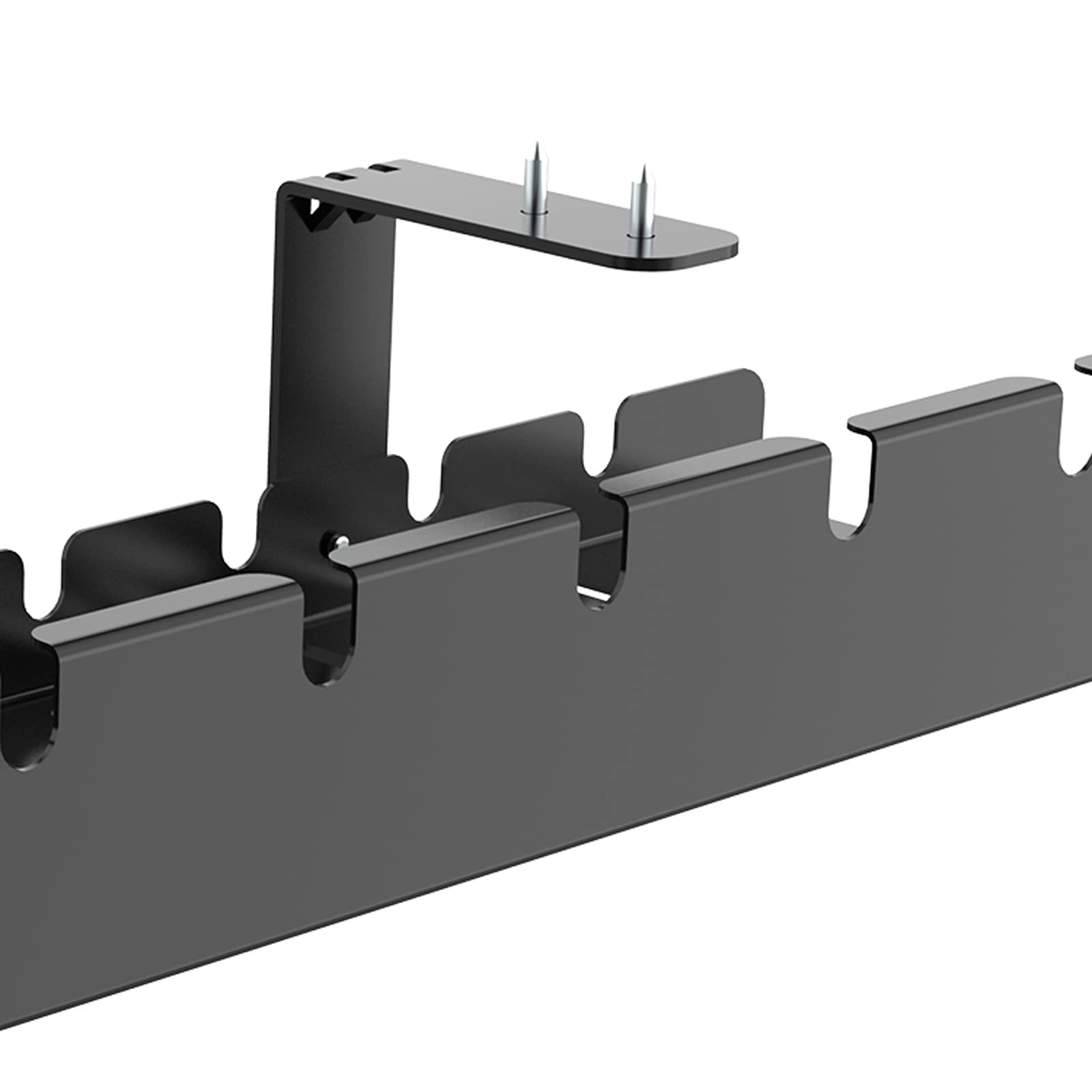 Metal Cable Management Box for Power Strips – Black & White