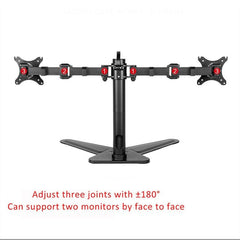 Adjustable Dual Monitor Stand for Screens up to 30 Inches