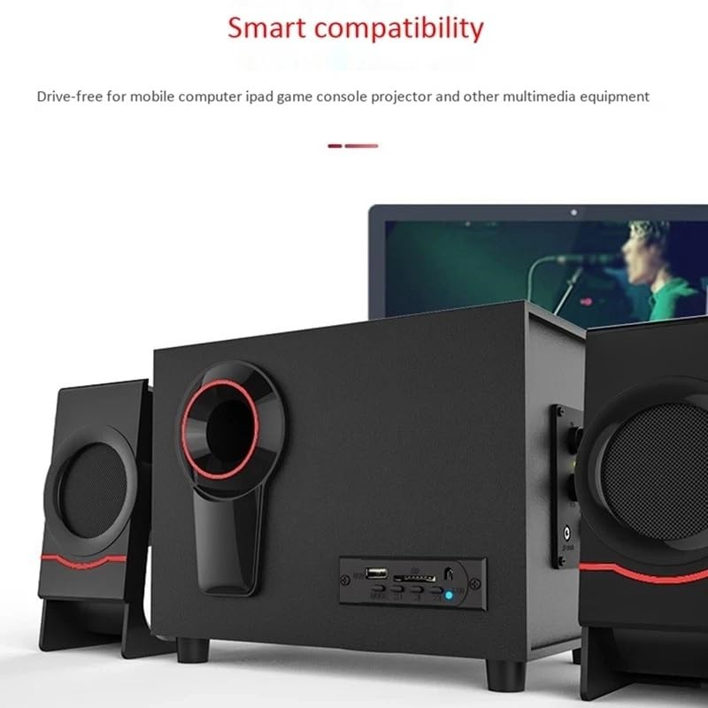 Desktop Soundbar with Subwoofer and 3.5mm Connection