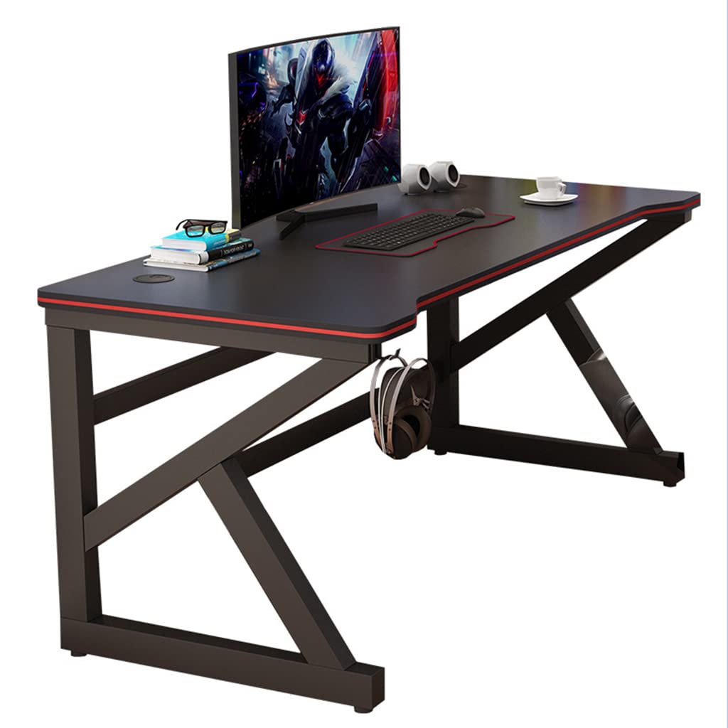 Carbon Fiber Gaming Desk with Integrated Mouse Pad
