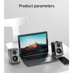 30W RGB Gaming Computer Speakers