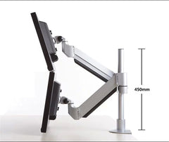 15–30-Inch Full-Motion Dual Monitor Arm