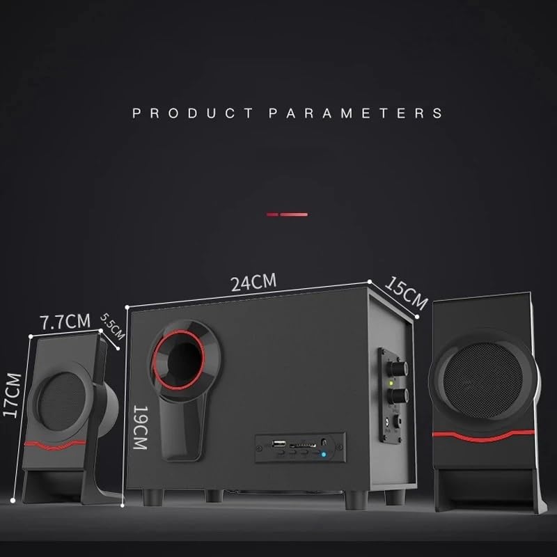 Desktop Soundbar with Subwoofer and 3.5mm Connection
