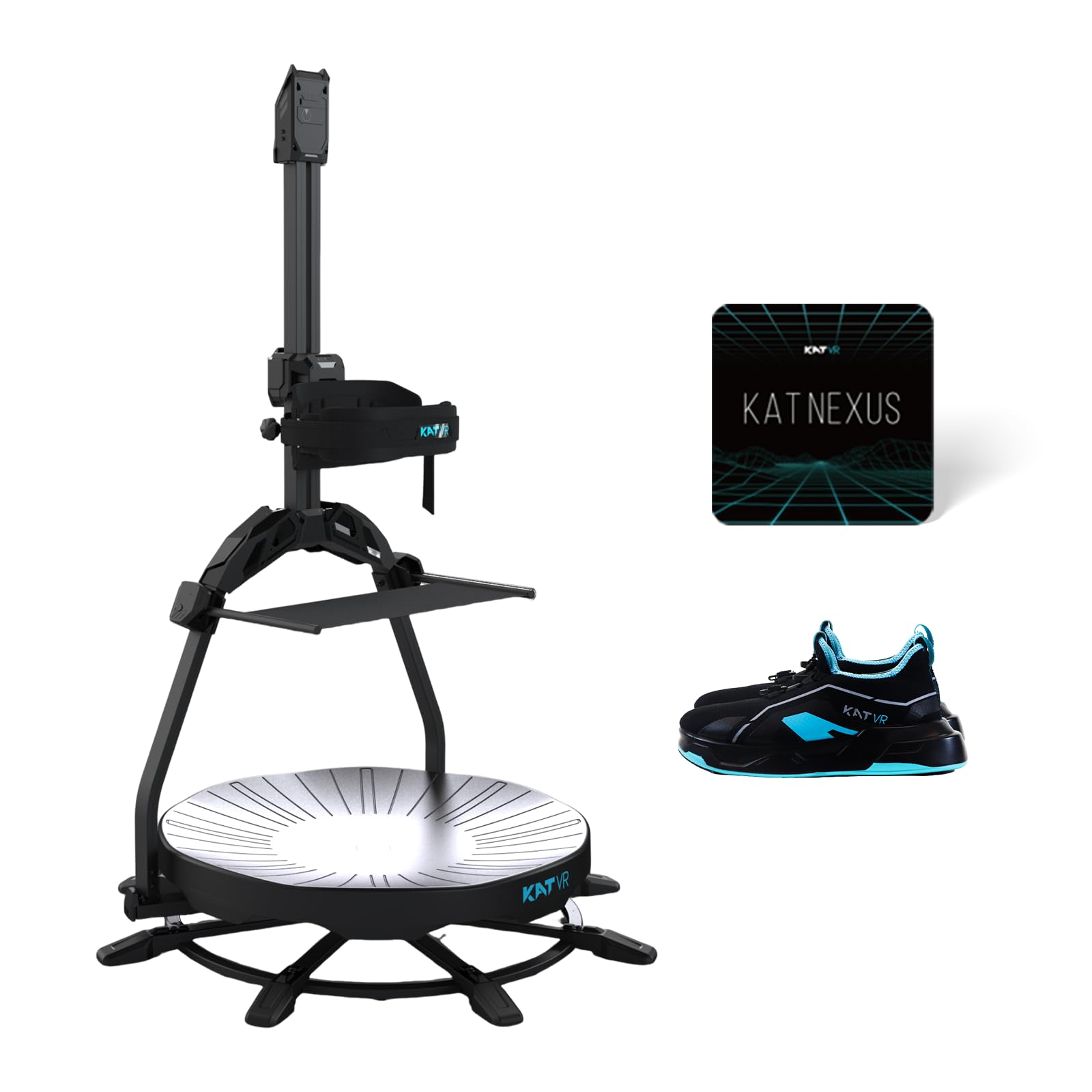 360° VR Omnidirectional Treadmill for Gaming & Fitness