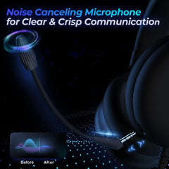 7.1 Surround Sound Gaming Headset with Detachable Mic