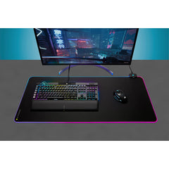 3XL RGB Extended Gaming Mouse Pad with Dual USB Ports – Black