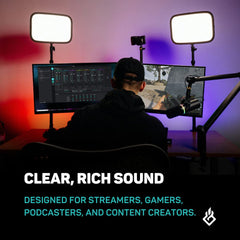 Professional USB Microphone for Gaming, Streaming & Podcasting