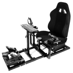 Adjustable Racing & Flight Simulator Cockpit with Seat