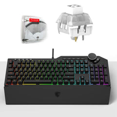 Wired Gaming Keyboard with Rainbow Backlight