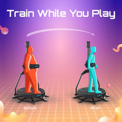 360° VR Omnidirectional Treadmill for Gaming & Fitness