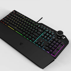 Wired Gaming Keyboard with Rainbow Backlight