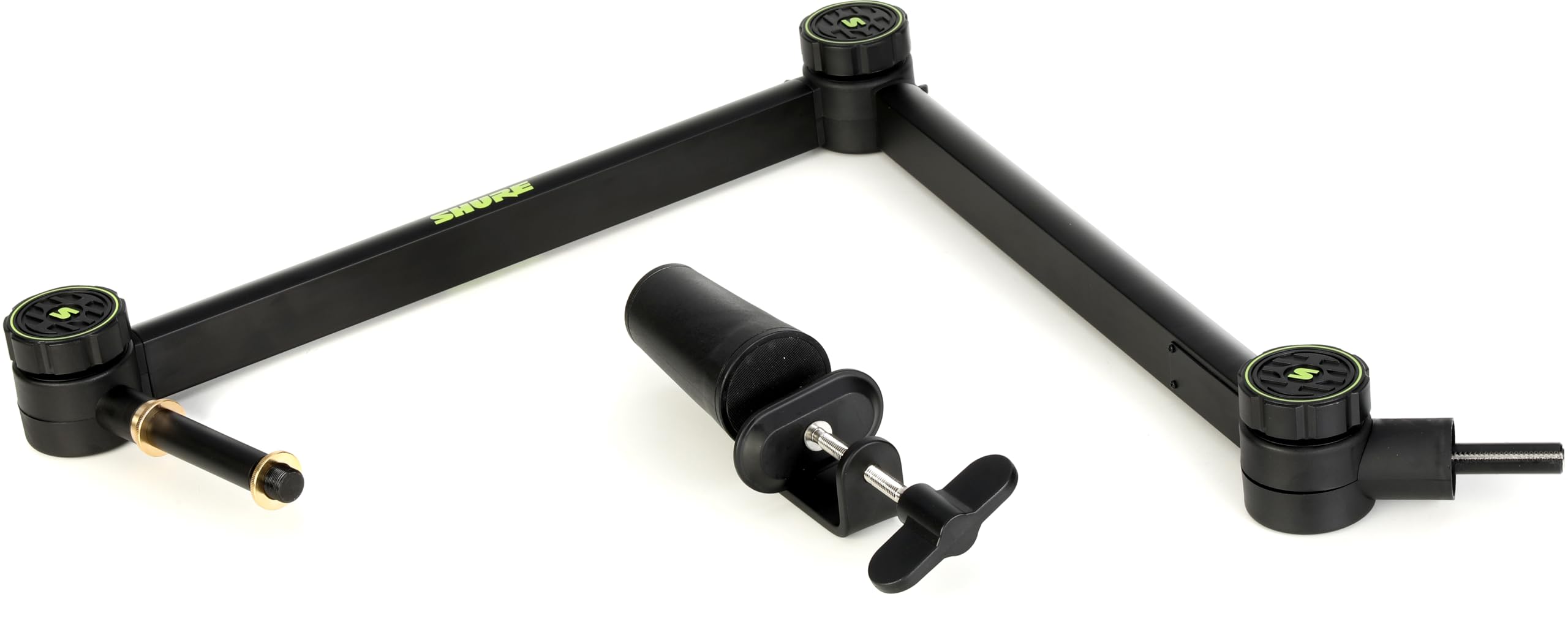 USB/XLR Dynamic Podcast Microphone with Boom Arm – Black