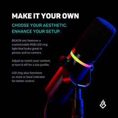 Professional USB Microphone for Gaming, Streaming & Podcasting