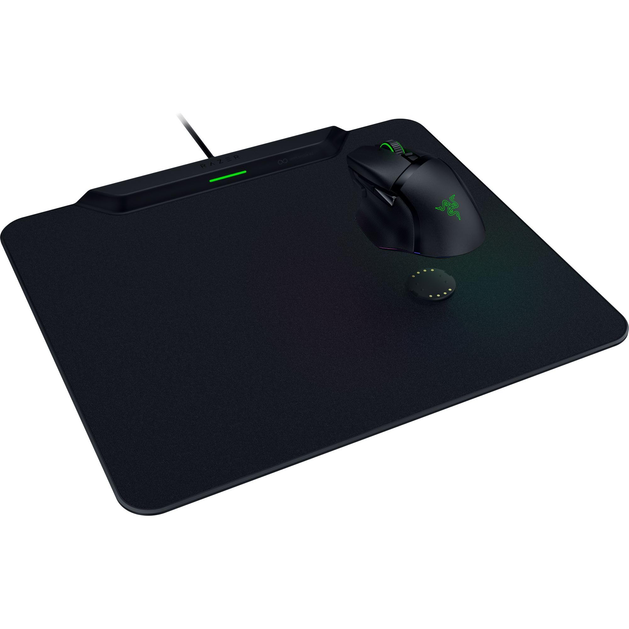 Wireless Charging Gaming Mouse Pad with Hard Surface