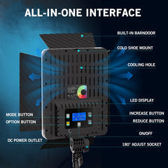 NiceVeedi RGB Photography Lighting