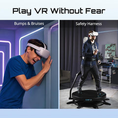 360° VR Omnidirectional Treadmill for Gaming & Fitness
