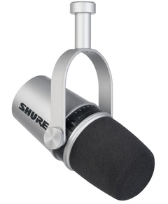 Shure MV7 USB Microphone with Tripod, for Podcasting, Recording