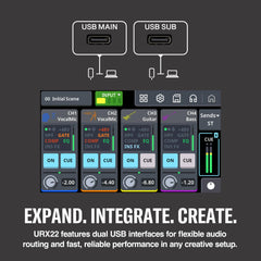 Yamaha Out Dual USB-C Audio Interface With Touchscreen