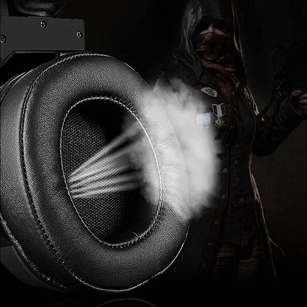 Wired Gaming Headset with Noise-Cancelling Microphone – Black