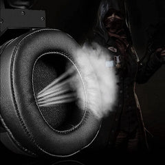 Wired Gaming Headset with Noise-Cancelling Microphone – Black