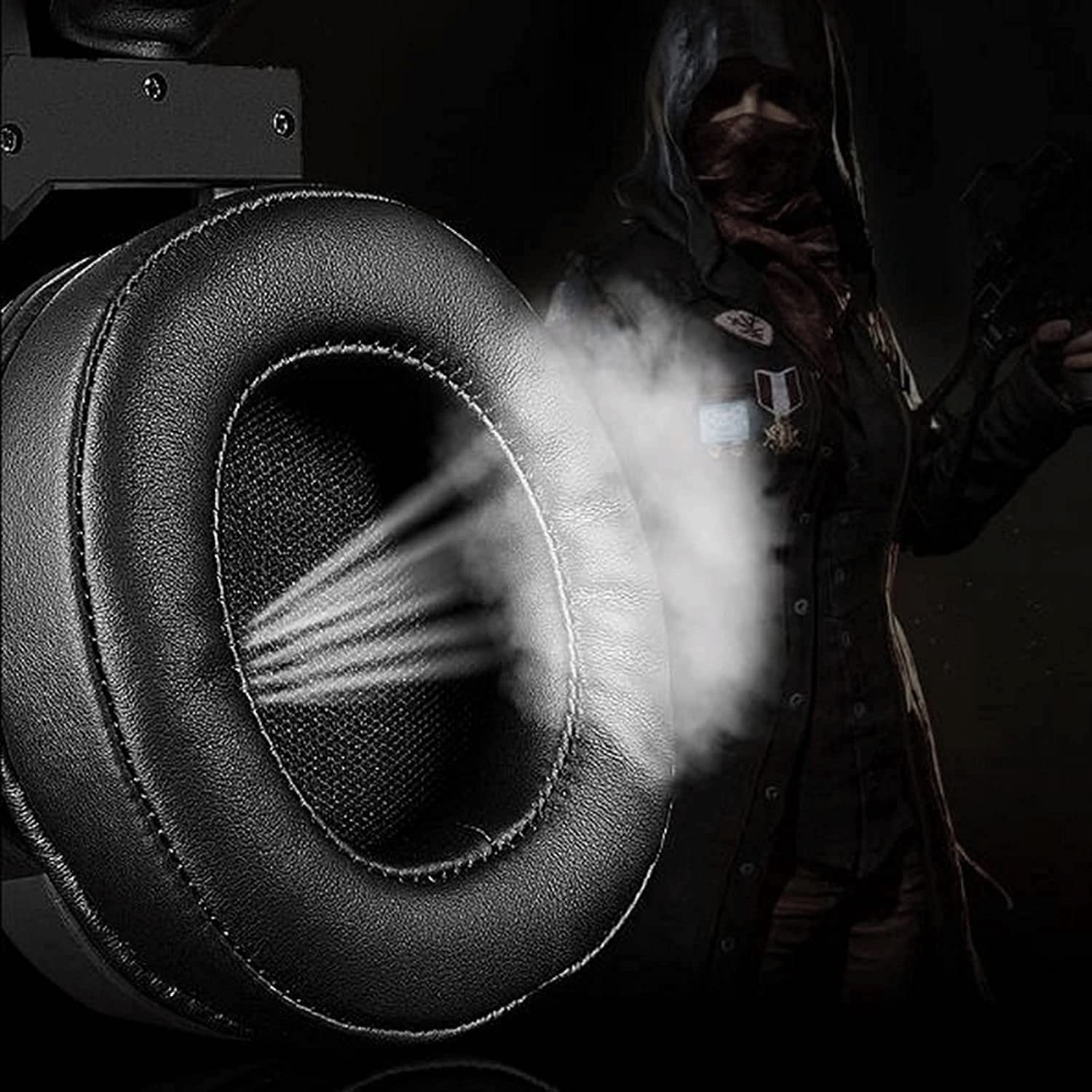 Wired Gaming Headset with Noise-Cancelling Microphone – Black