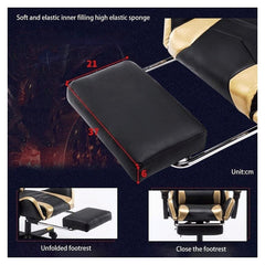 High-Back Ergonomic Leather Gaming Chair