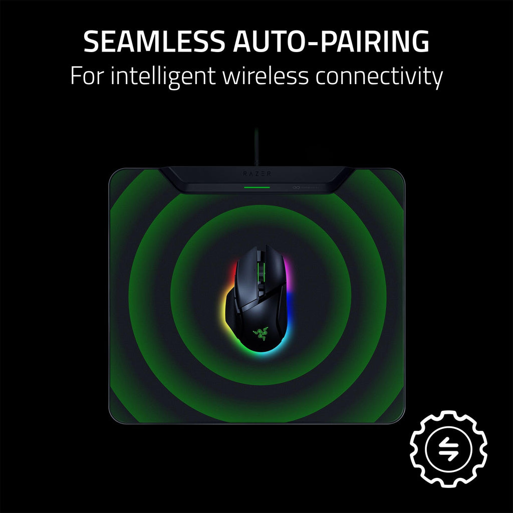 Wireless Charging Gaming Mouse Pad with Hard Surface