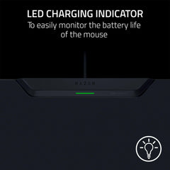 Wireless Charging Gaming Mouse Pad with Hard Surface