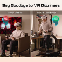 360° VR Omnidirectional Treadmill for Gaming & Fitness