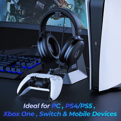 7.1 Surround Sound Gaming Headset with Detachable Mic
