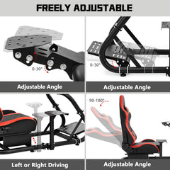 Sim Racing Cockpit with Real Seat