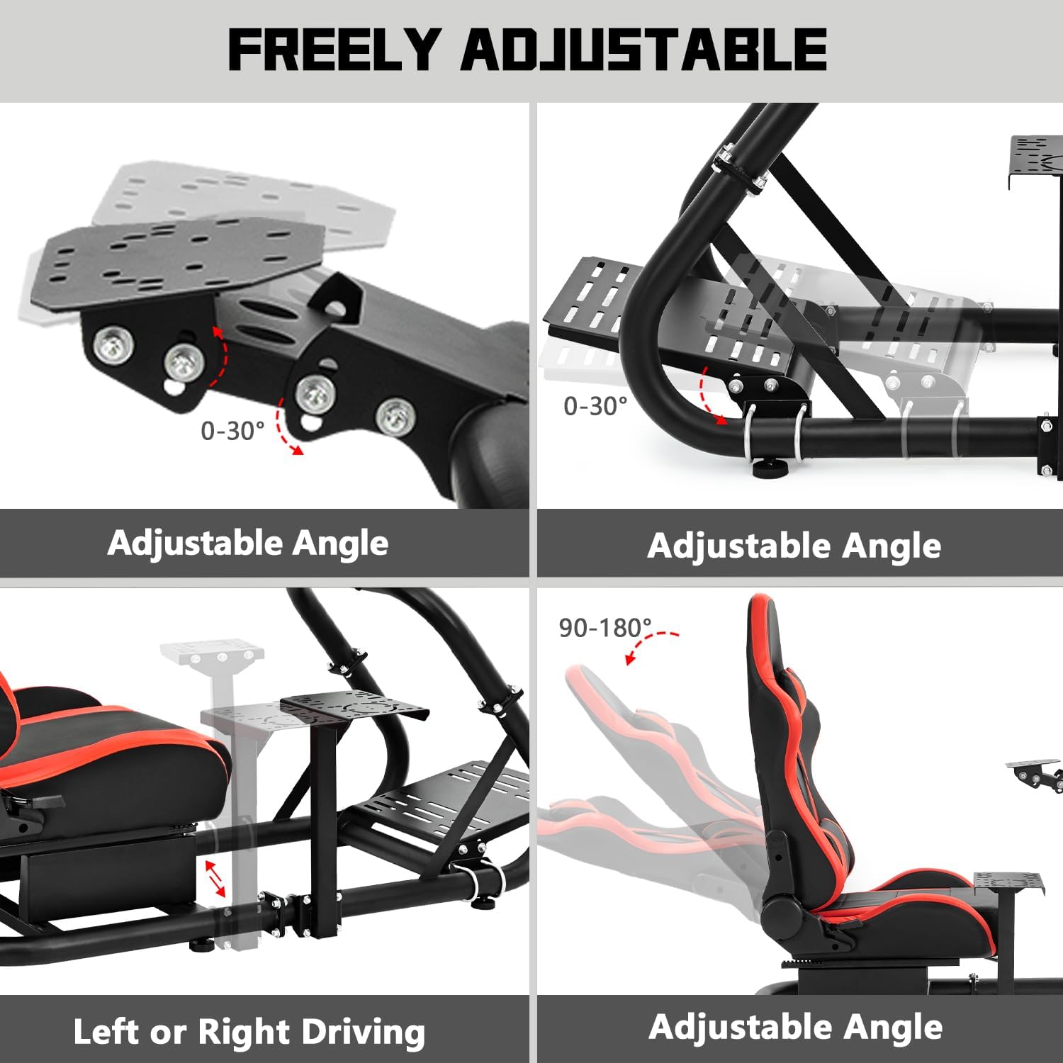 Sim Racing Cockpit with Real Seat