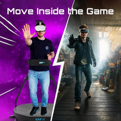 360° VR Omnidirectional Treadmill for Gaming & Fitness