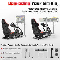 Sim Racing Cockpit with Real Seat