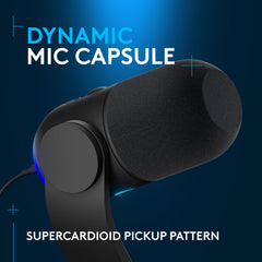 Dynamic RGB Gaming & Podcast Microphone