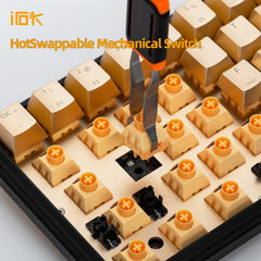 60% Wired RGB Mechanical Gaming Keyboard with Metal Frame