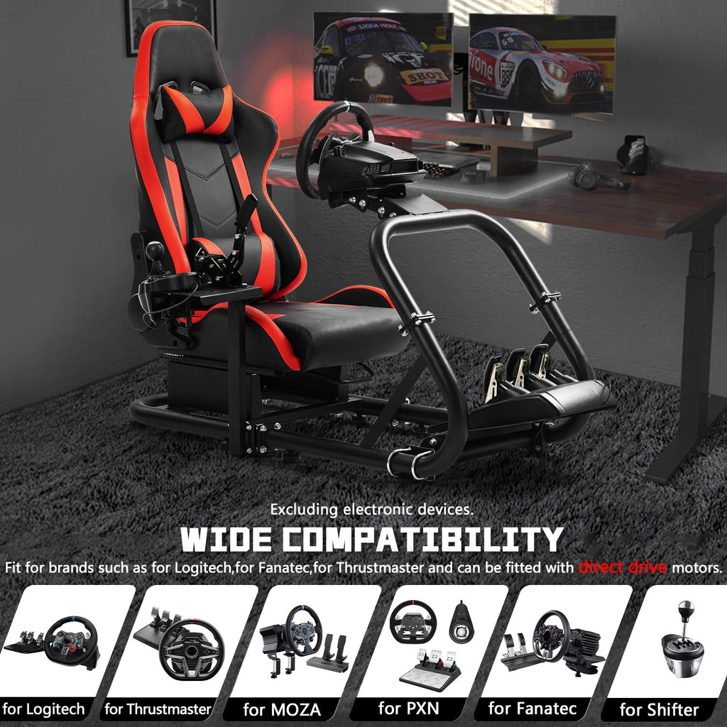 Sim Racing Cockpit with Real Seat