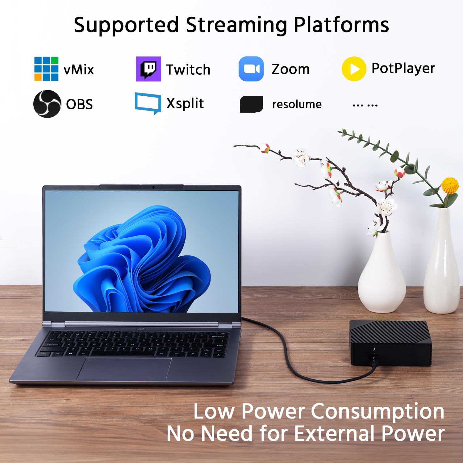 USB4 Quad SDI Video Capture Card for Live Streaming