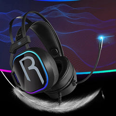Wired Gaming Headset with Noise-Cancelling Microphone – Black