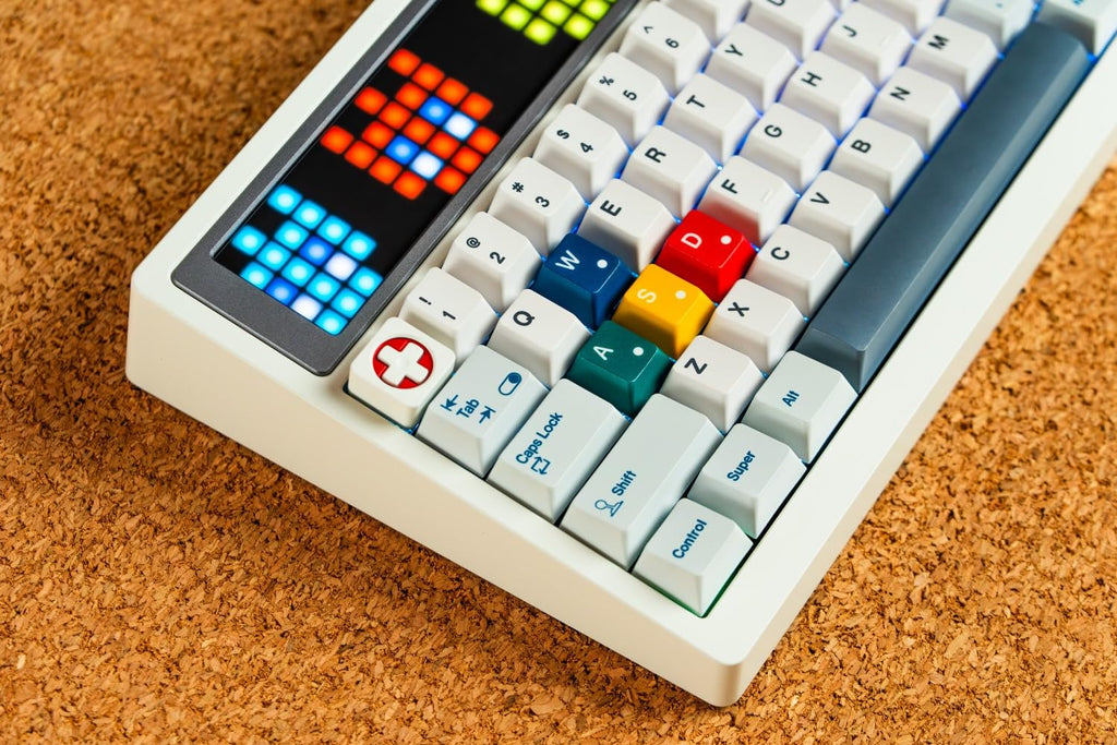 68-Key Wireless RGB Mechanical Gaming Keyboard – Cloud White