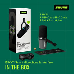 USB-C/XLR Smart Microphone with Built-In Audio Interface