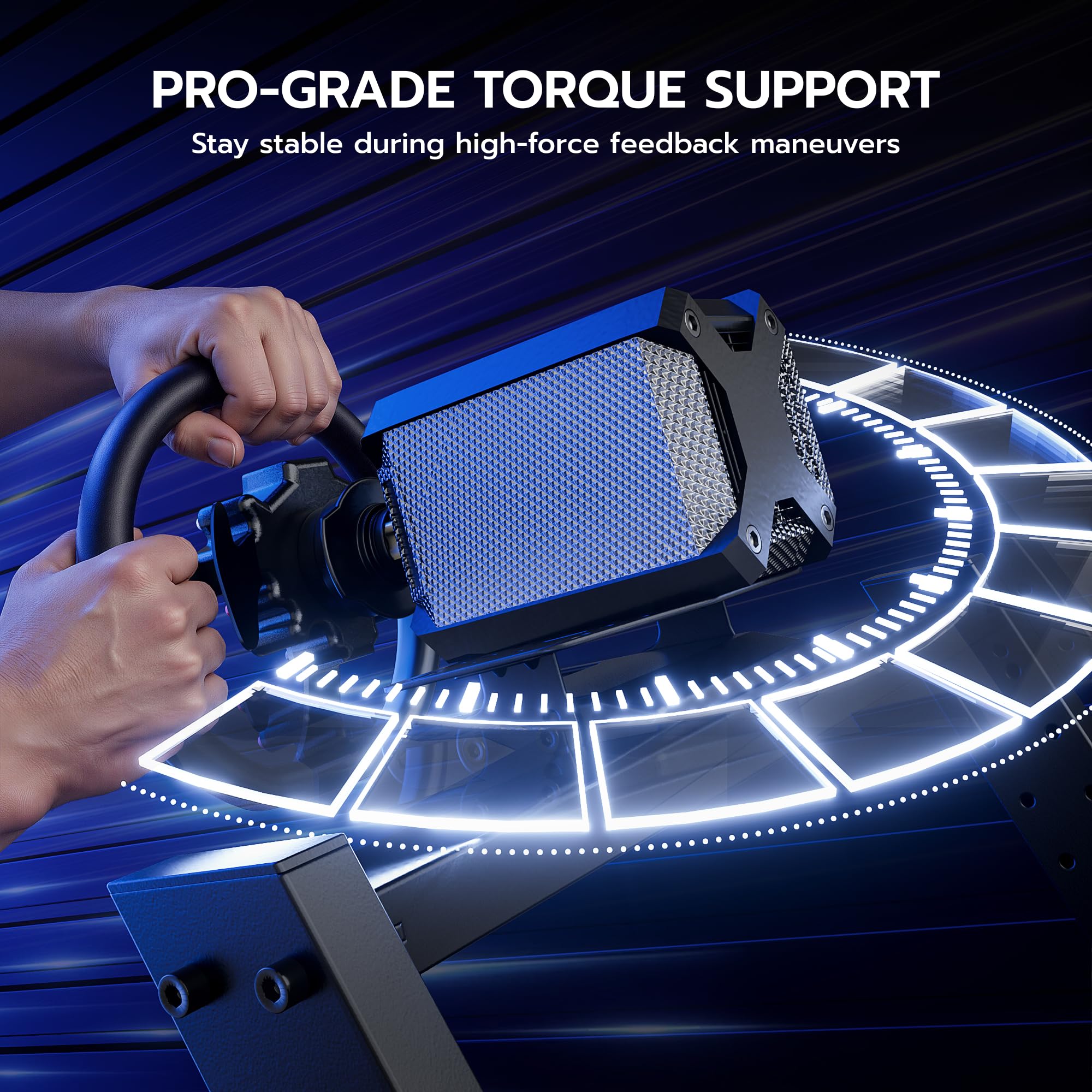 Adjustable Aluminum Sim Racing Cockpit with Seat