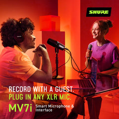 USB-C/XLR Smart Microphone with Built-In Audio Interface