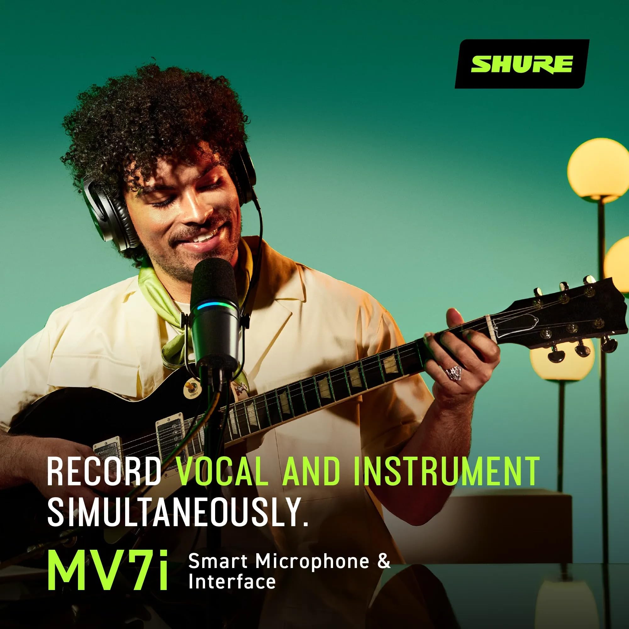 USB-C/XLR Smart Microphone with Built-In Audio Interface