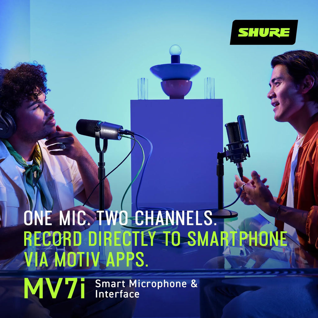 USB-C/XLR Smart Microphone with Built-In Audio Interface