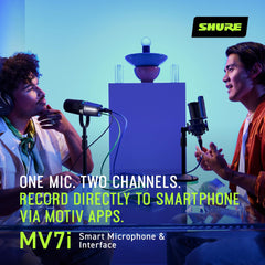 USB-C/XLR Smart Microphone with Built-In Audio Interface